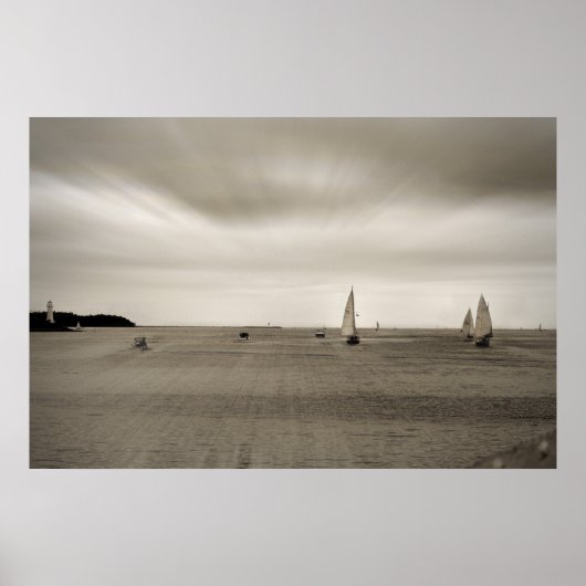 Varen over het Zee Print (Voorkant)