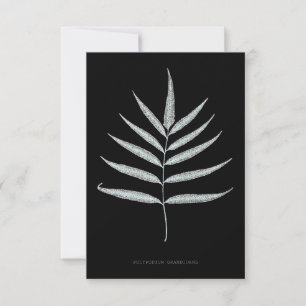 Varen - Polypodyum Grandidens - Röntgen-effect - 1 Bedankkaart