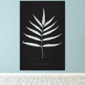 Varen - Polypodyum Grandidens - Röntgenstraling ef Canvas Afdruk (Insitu (Houten vloer))