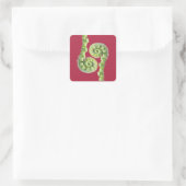 Varen Vierkante Sticker (Tas)