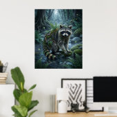 Varen Wasbeer Woud Ondeugendheid Poster (Thuiskantoor)