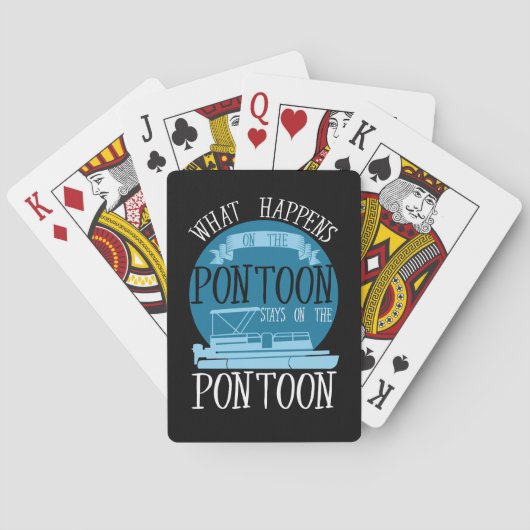 VAREN - Wat Gebeurt Er Op De Ponton Pokerkaarten (Achterkant)