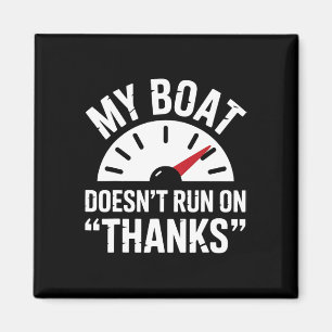 Varen Werkt Niet Dankzij Grappige Bootkapitein Cad Magneet