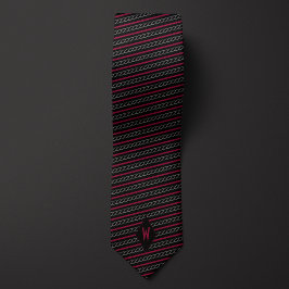 Varen zeilen nautisch touw gestreept stropdas