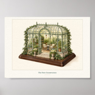 Varenconservatorium Tuin Serre Kunst Poster