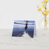 "Varend de Boot van het Zeil in van de Kaart (Gele Bloem)