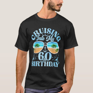 Varend naar mijn 60e verjaardag Matching 60e verja T-shirt