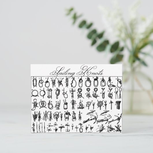 Varende Knopen Briefkaart (Staand voorkant)