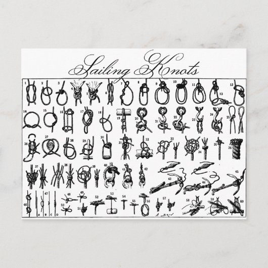 Varende Knopen Briefkaart (Voorkant)