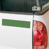 Varengroene effen kleur bumpersticker (Op Truck)