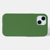 Varengroene effen kleur Case-Mate iPhone case (Achterkant (horizontaal))