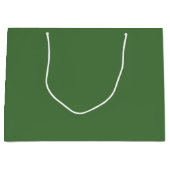 Varengroene effen kleur groot cadeauzakje (Voorkant)