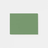 Varengroene effen kleur post-it® notes (Voorkant)