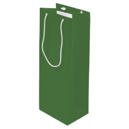 Varengroene effen kleur wijn cadeautas