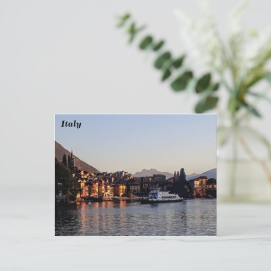 Varenna, Lake Como, Italië Briefkaart (Staand voorkant)