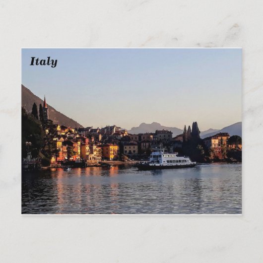Varenna, Lake Como, Italië Briefkaart (Voorkant)