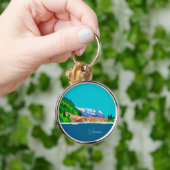 Varenna Lake Como Italy Illustration Travel Sleutelhanger (Hand)