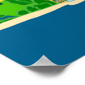 Varenna Lake Como Italy Vintage Travel Poster (Hoek)