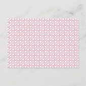 Varens en bessen Winter bruiloft Informatiekaartje (Achterkant)