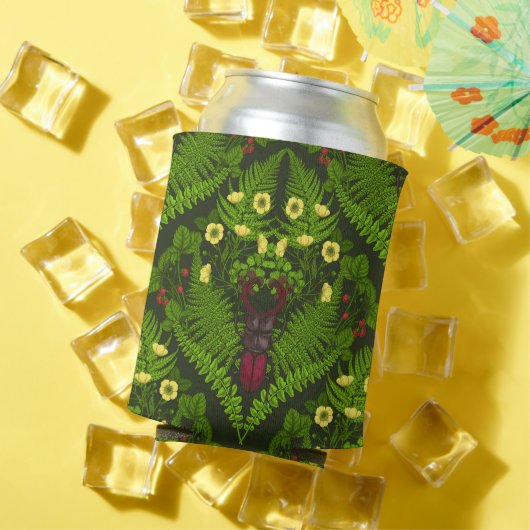 Varens en halskevers, groene bladeren blikjeskoeler (Insitu Zomer)