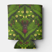 Varens en halskevers, groene bladeren blikjeskoeler (Achterkant)