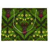 Varens en halskevers, groene bladeren groot cadeauzakje (Voorkant)