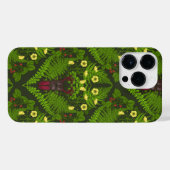 Varens en halskevers, groene bladeren iPhone hoesje (Achterkant horizontaal)