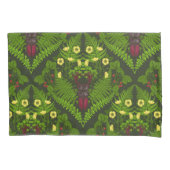 Varens en halskevers, groene bladeren kussensloop (Voorkant-Links)