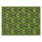 Varens en halskevers, groene bladeren tafelkleed (Voorkant (Horizontaal))
