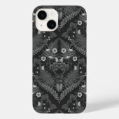 Varens en halskevers, in zwart-wit Case-Mate iPhone case (Achterkant)