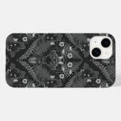 Varens en halskevers, in zwart-wit Case-Mate iPhone case (Achterkant (horizontaal))