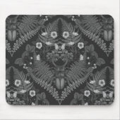 Varens en halskevers, in zwart-wit muismat (Voorkant)