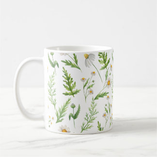 Varens en Madeliefjes Aquarel Bloemenmok Koffiemok