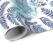 Varens in blauw en wit inpakpapier (Rol Hoek)