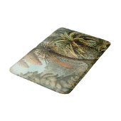 Varens Palmboom Antiek Botanische Varens Kunst Badmat (Gekanteld)