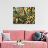 Varens Palmboom Antiek Botanische Varens Kunst Canvas Afdruk (Insitu (Woonkamer))