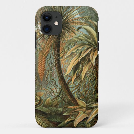 Varens Palmboom Antiek Botanische Varens Kunst Case-Mate iPhone Case (Achterkant)