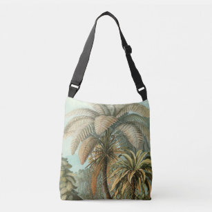 Varens Palmboom Antiek Botanische Varens Kunst Crossbody Tas