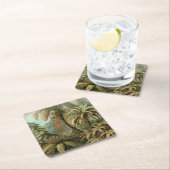 Varens Palmboom Antiek Botanische Varens Kunst Kartonnen Onderzetters (Insitu)