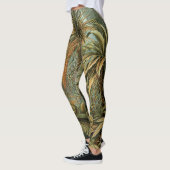 Varens Palmboom Antiek Botanische Varens Kunst Leggings (Links)