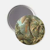 Varens Palmboom Antiek Botanische Varens Kunst Magneet (Voorkant / Achterkant)