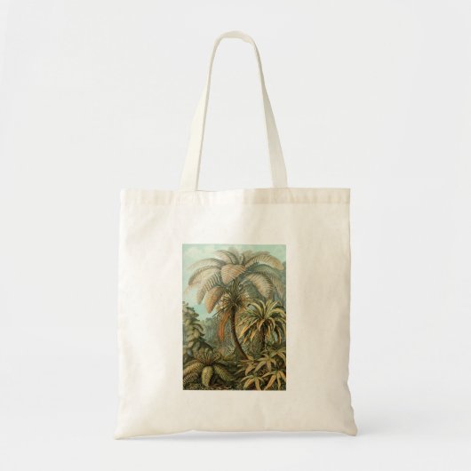 Varens Palmboom Antiek Botanische Varens Kunst Tote Bag (Voorkant)