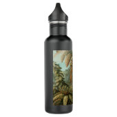 Varens Palmboom Antiek Botanische Varens Kunst Waterfles (Links)