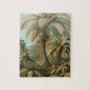 Varens Palmboom Antieke Botanische Varens Kunst Legpuzzel