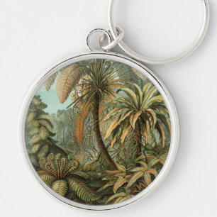 Varens Palmboom Antieke Botanische Varens Kunst Sleutelhanger