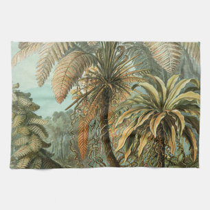 Varens Palmboom Antieke Botanische Varens Kunst Theedoek