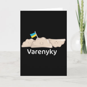 Varenyky Oekraïens eten keuken dumplings Oekraine Kaart