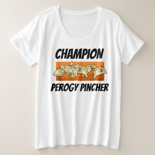 Varenyky Perogy Pincher Champion PLUS Sweat Shirt (Design voorkant)