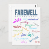 Varewell Briefkaart (Voorkant / Achterkant)