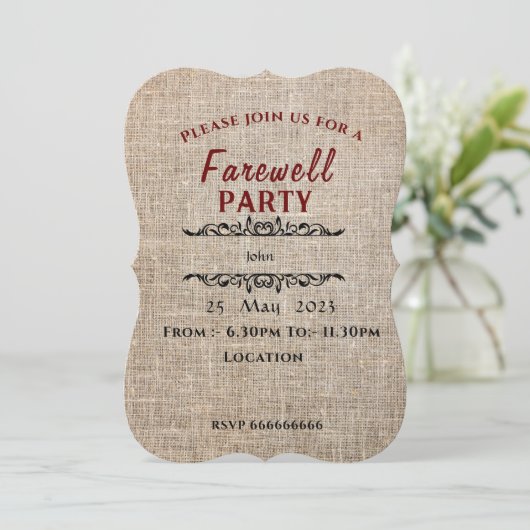 Varewell Kaart (Staand voorkant)